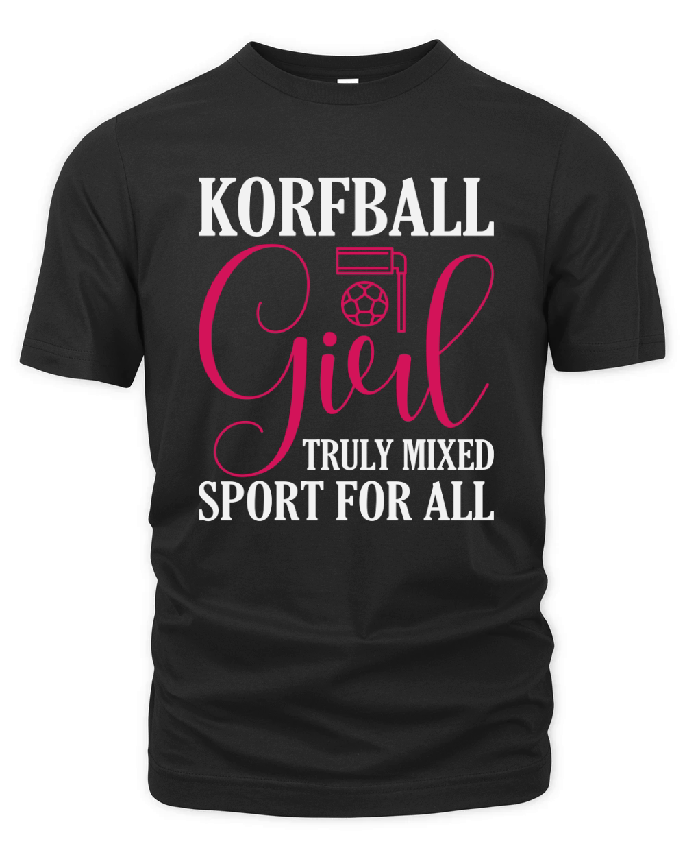 KorfBall Girl Truly Mixed Sport For All Organic Unisex T-shirt