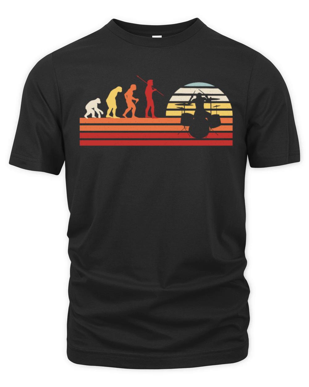 Retro Drumming VIntage Drummer Organic Unisex T-shirt