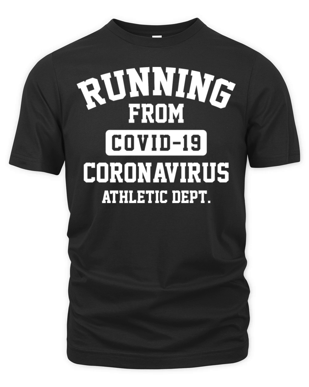 Running From Coronavirus Organic Unisex T-shirt