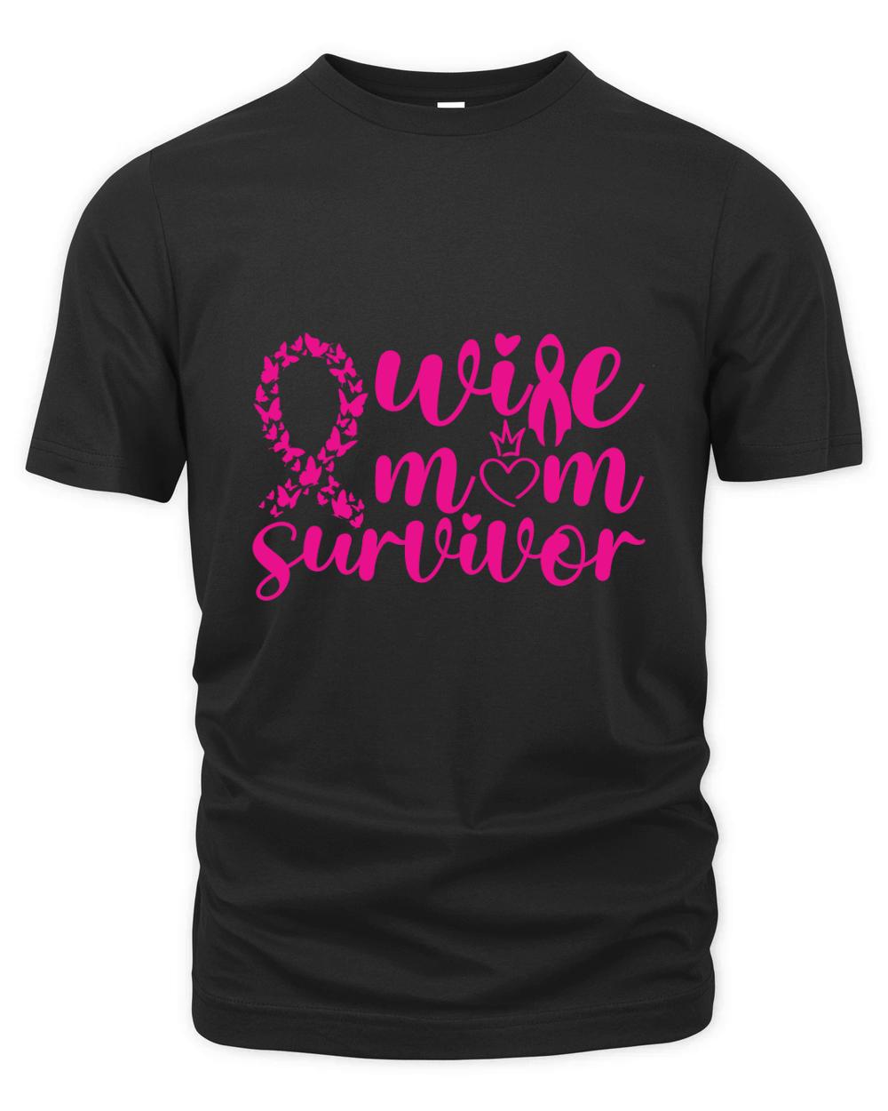 Wife Mom Survivor Organic Unisex T-shirt