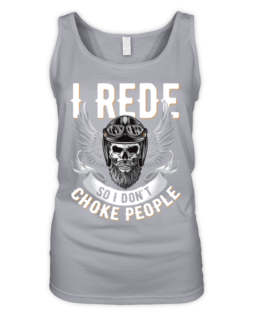 Biker Motorcycle Chopper Motorcycle Biking Gift Organic Women's Tank Top