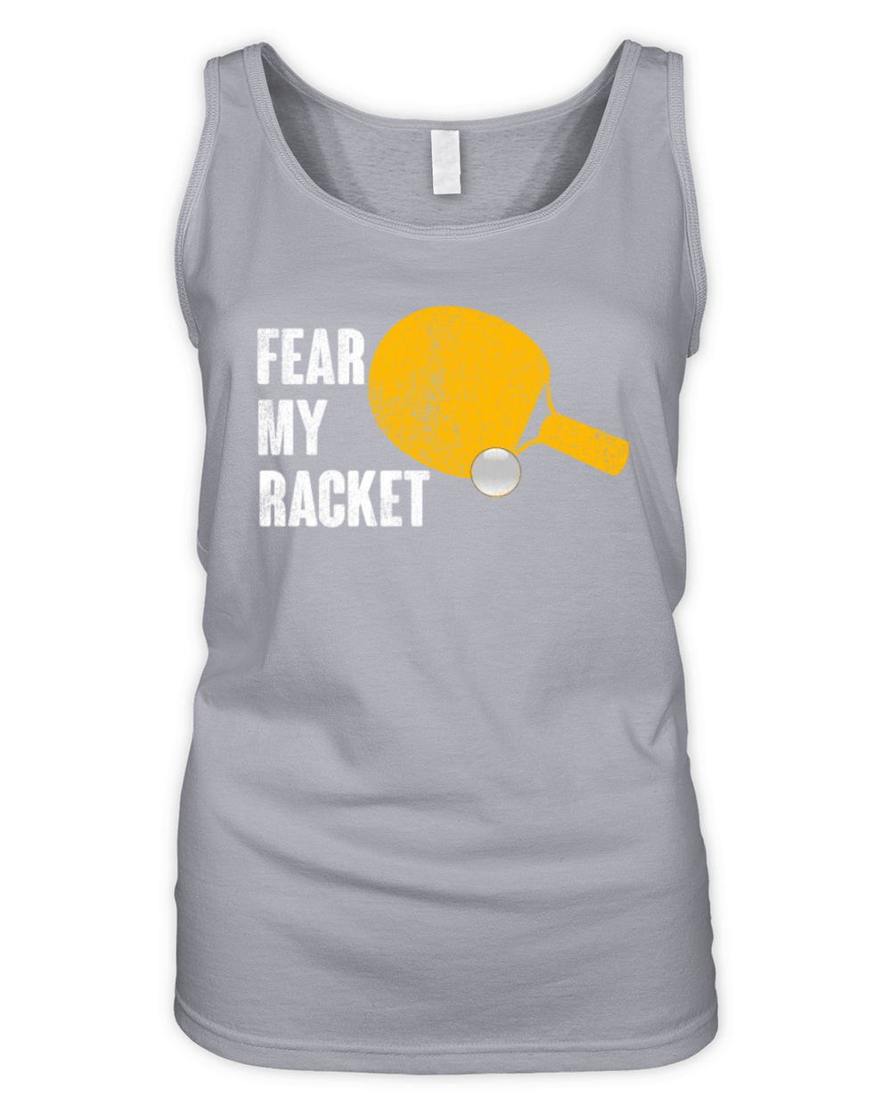 Fear My Racket Funny Ping Pong Table Tennis Organic Women's Tank Top