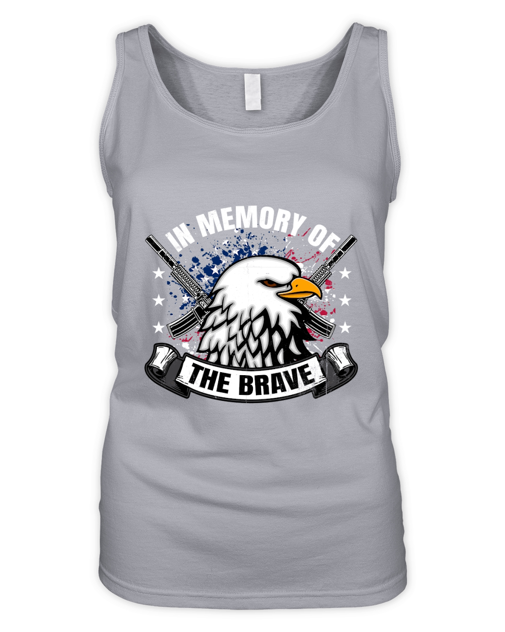 In Memory of the Brave Organic Women's Tank Top