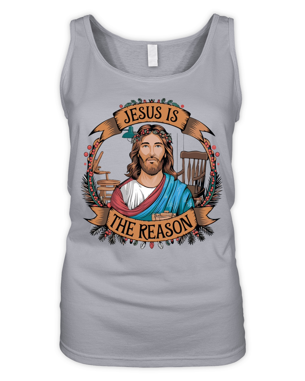 Jesus Is The Reason 1 Organic Women's Tank Top