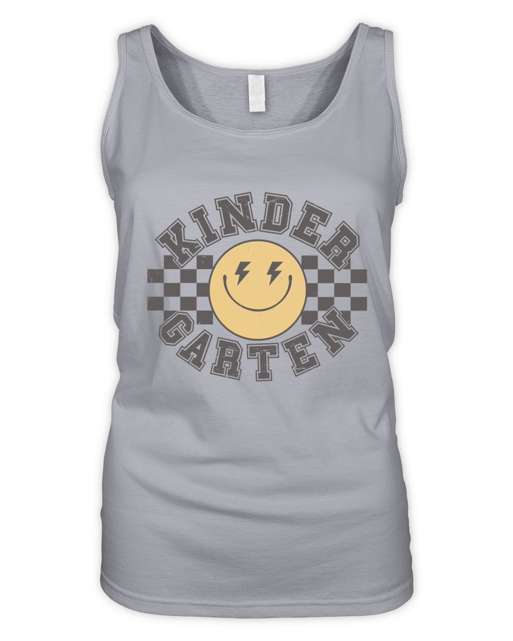 kindergarten checkered Organic Women's Tank Top