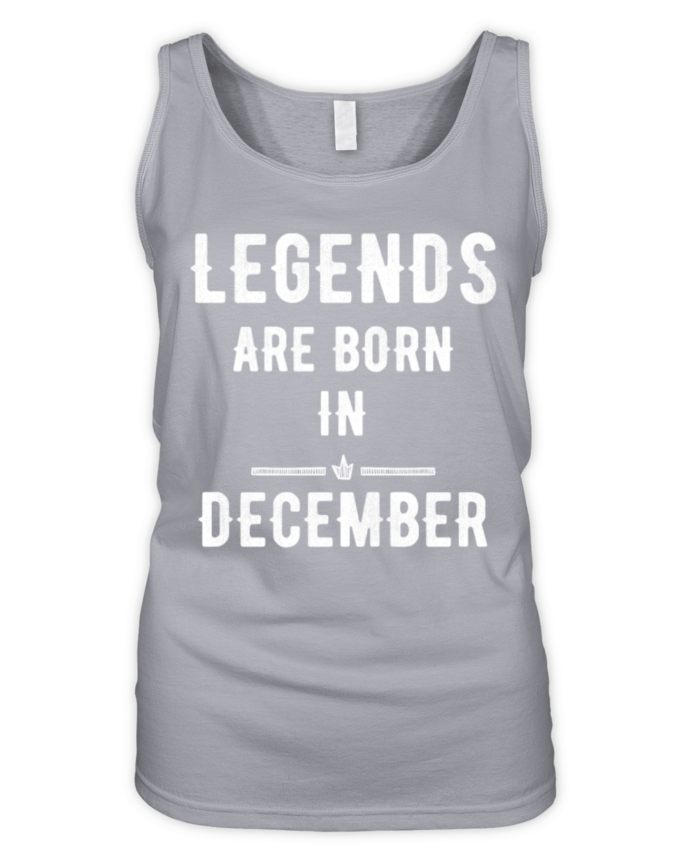 Legends are born in december Organic Women's Tank Top