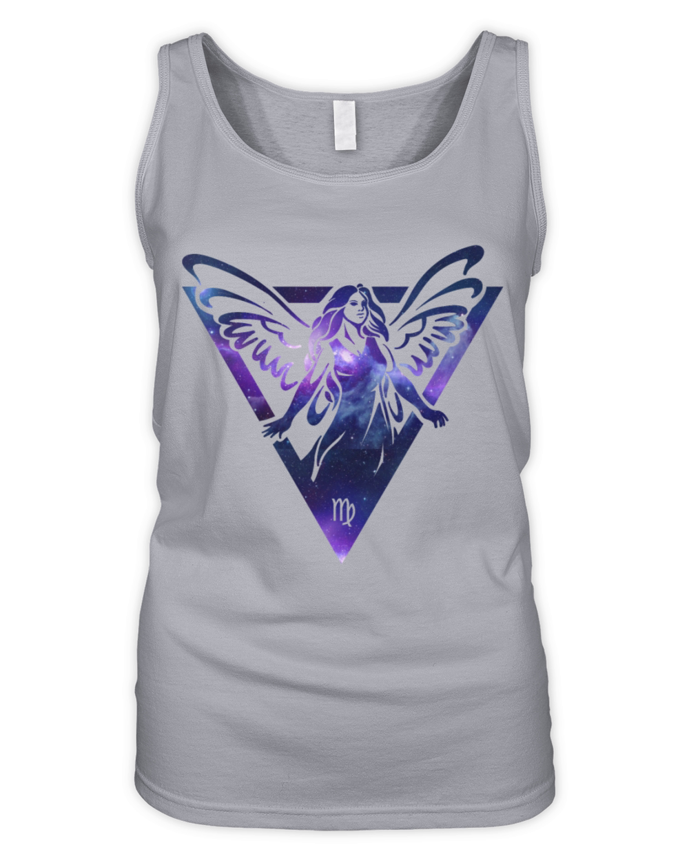 Virgo Zodiac Sign Virgin Woman Symbol Horoscope Organic Women's Tank Top