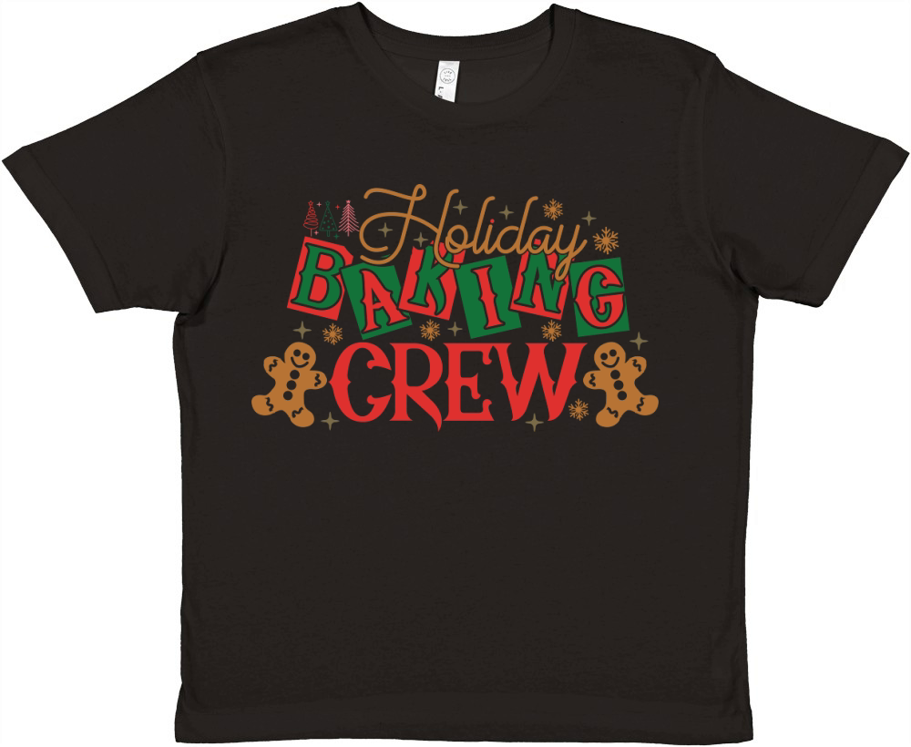 Holiday Baking Crew 3 Premium Kids Crewneck T-shirt