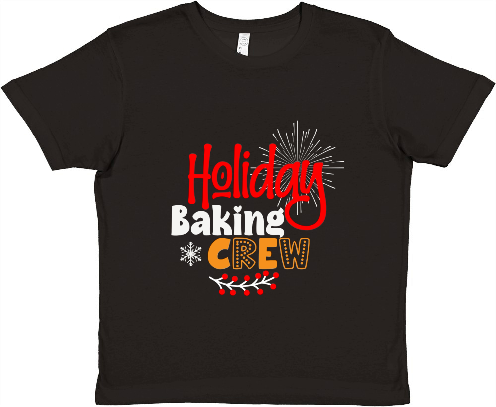 Holiday Baking Crew 7 Premium Kids Crewneck T-shirt