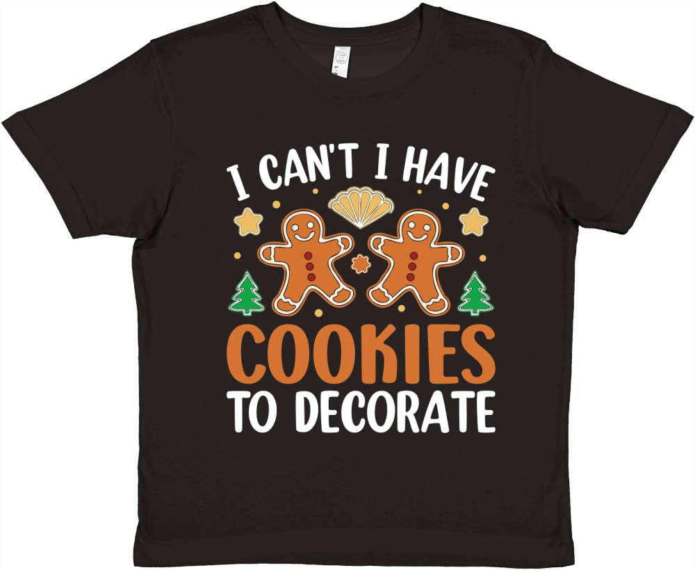I Cant I Have Cookies To Decorate Premium Kids Crewneck T-shirt