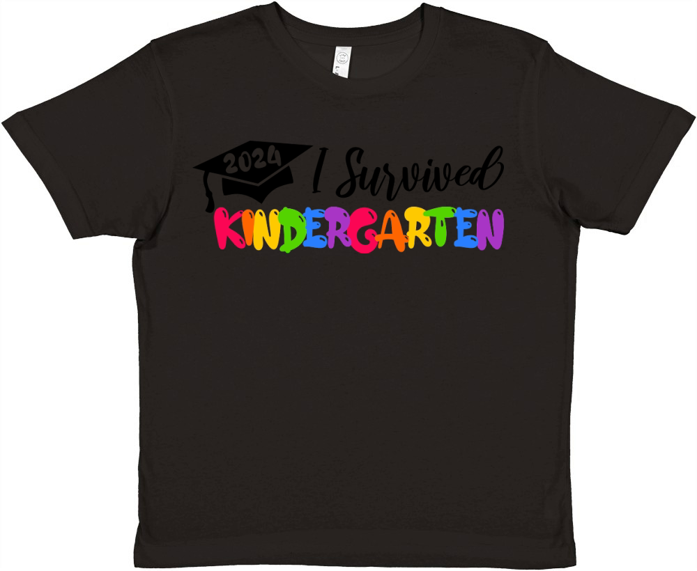 I Survived Kindergarten Premium Kids Crewneck T-shirt