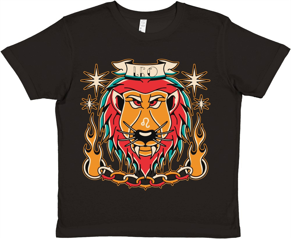 Leo Premium Kids Crewneck T-shirt