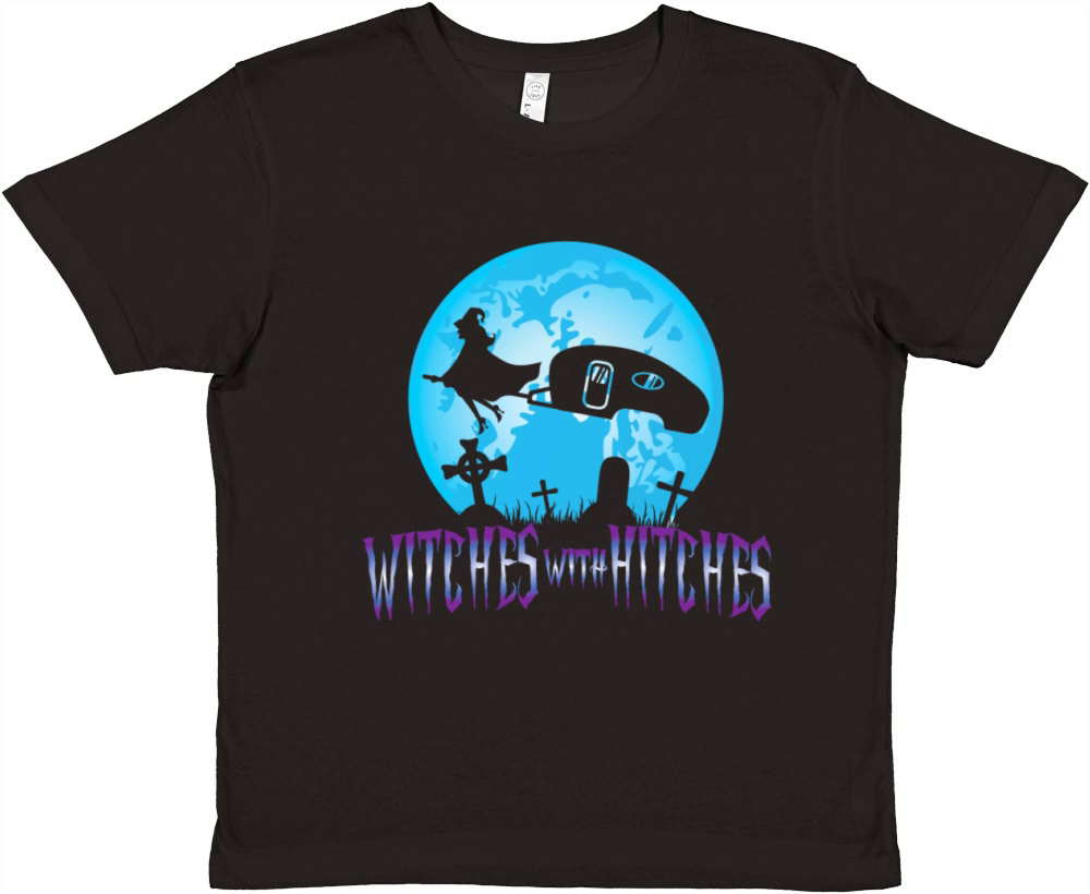 Witches With Hitches Premium Kids Crewneck T-shirt