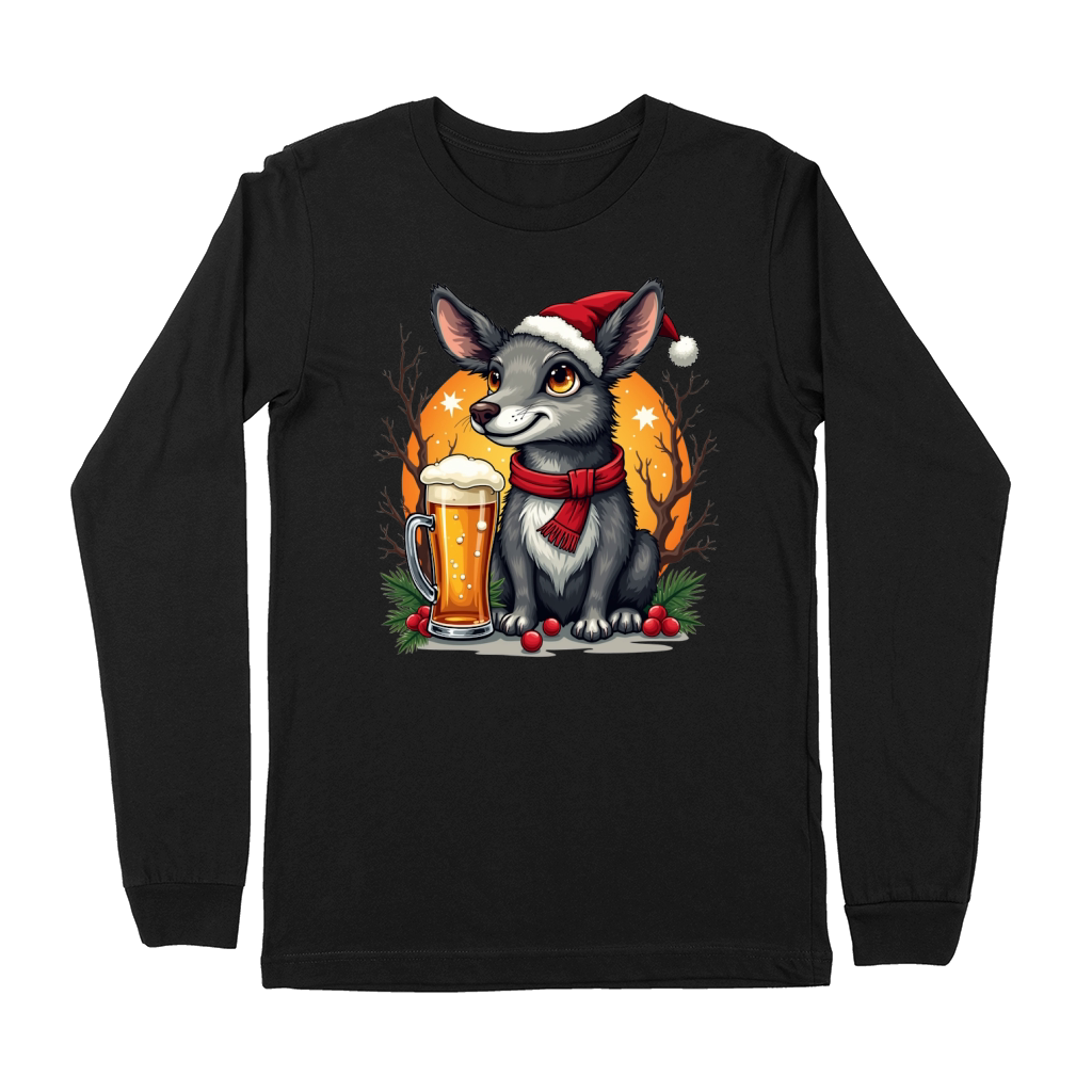 Funny Animal Beer Christmas Sublimation 6 05 Premium Long Sleeve