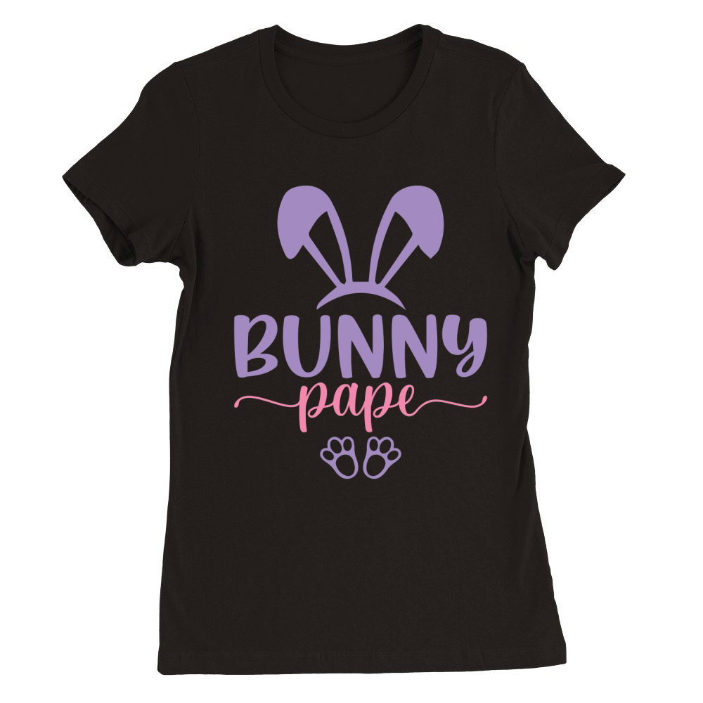 Bunny pape Premium Womens Crewneck T-shirt