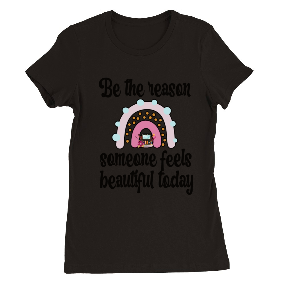 Cosmetologist Cosmetology Makeup Artist Beautician Premium Womens Crewneck T-shirt