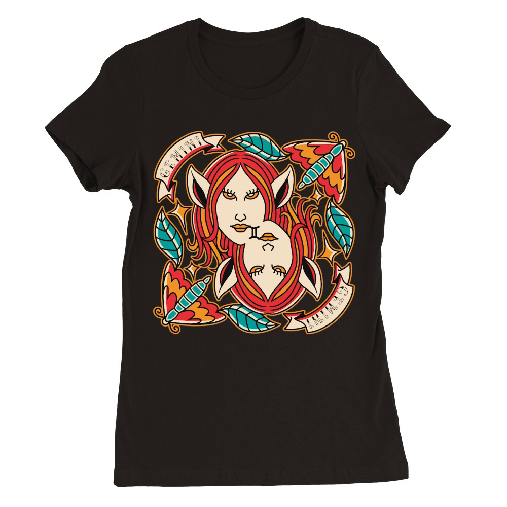 Gemini Premium Womens Crewneck T-shirt
