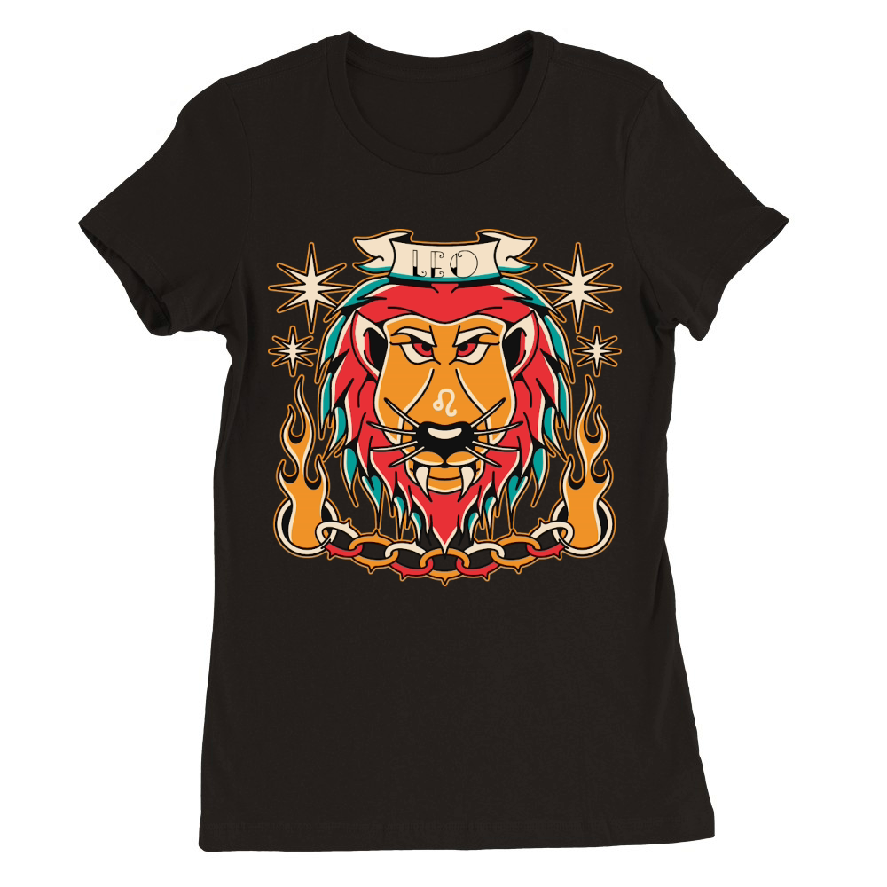 Leo Premium Womens Crewneck T-shirt