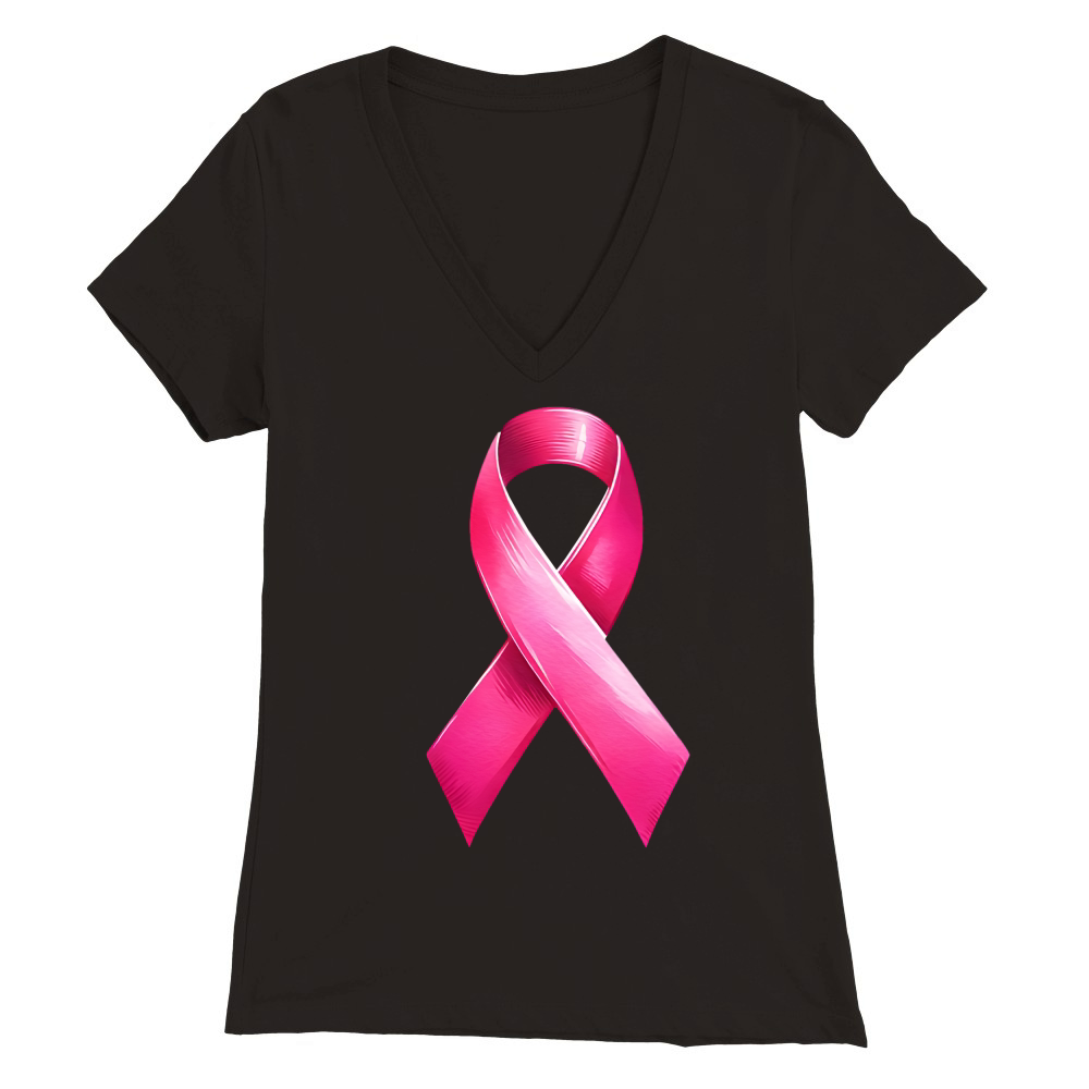 Bonus   Awareness Ribbon Premium Womens V-Neck T-shirt