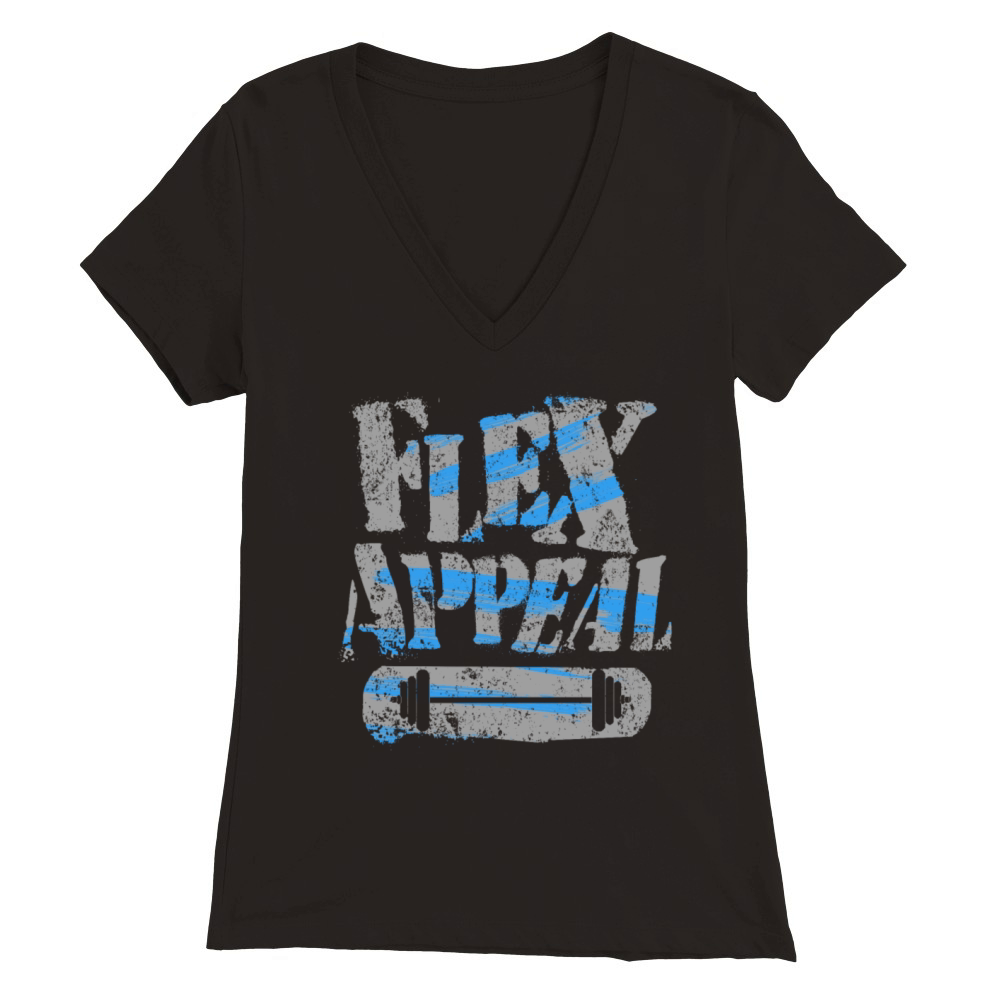 Flex Appeal Premium Womens V-Neck T-shirt