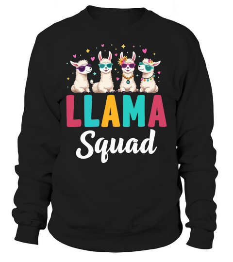 Llama squad 02 Sweatshirt Unisex