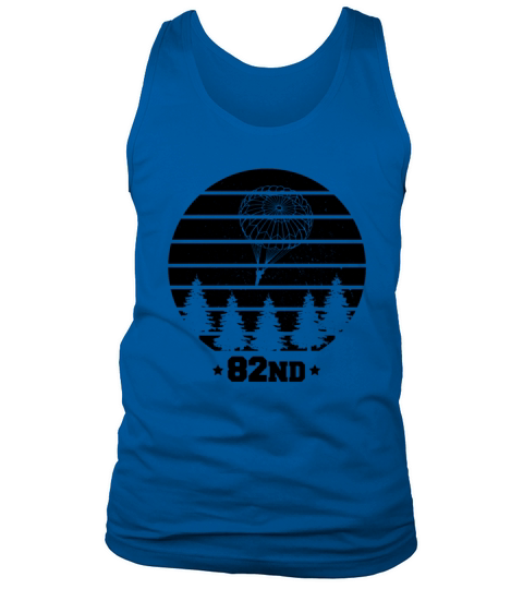 82nd Airborne Vintage Paratrooper Tank Top Unisex