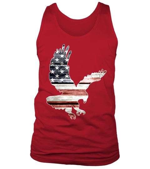 american flag patriotic eagle bird animals patriot Tank Top Unisex
