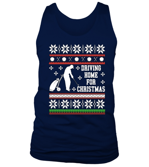 Golf Shirt - Golf Ugly Christmas Tank Top Unisex