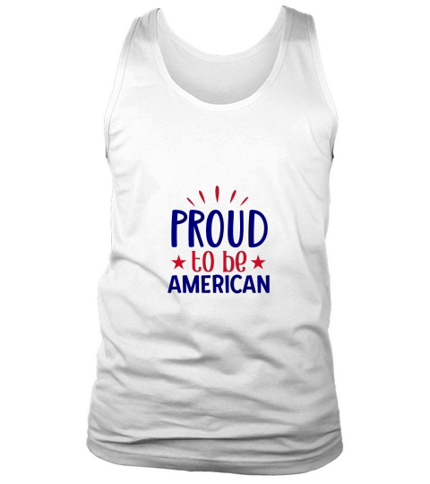 Proud to be american Tank Top Unisex