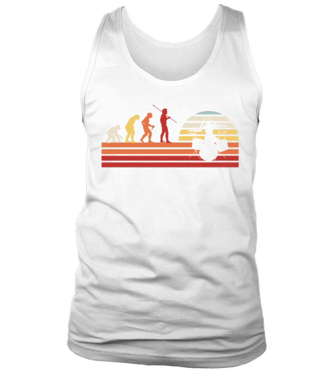 Retro Drumming VIntage Drummer Tank Top Unisex