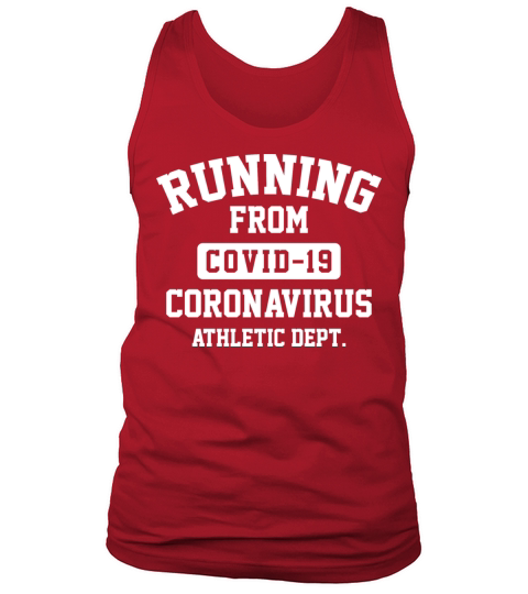 Running From Coronavirus Tank Top Unisex