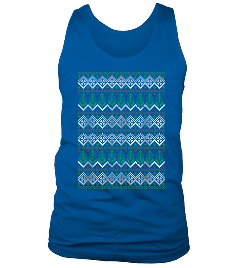 Ugly Christmas Patterns vector Tank Top Unisex