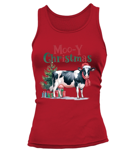 Moo Y Christmas Vintage 03 Tank top Woman