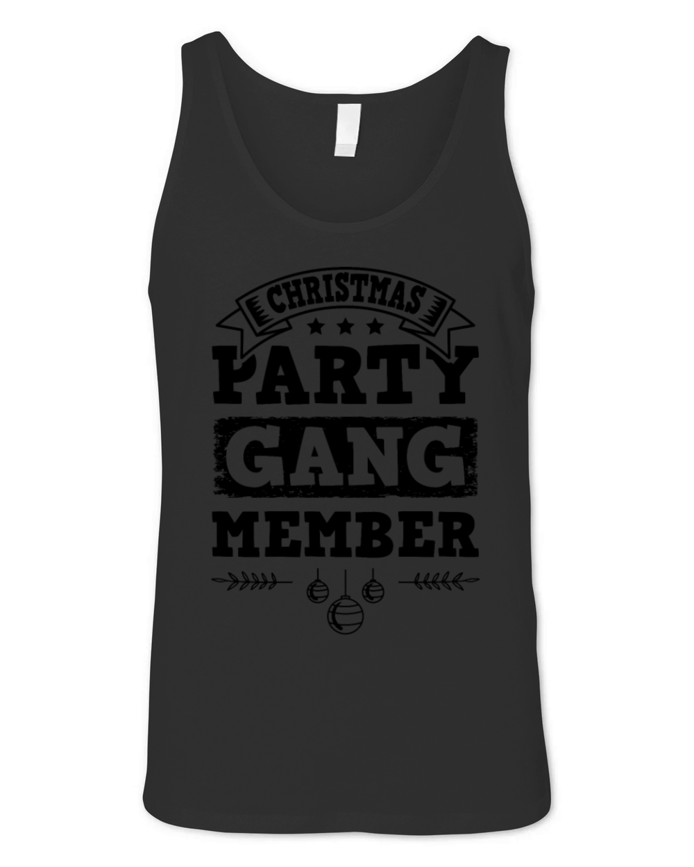 Christmas Party Gang Member Unisex Jersey Tank