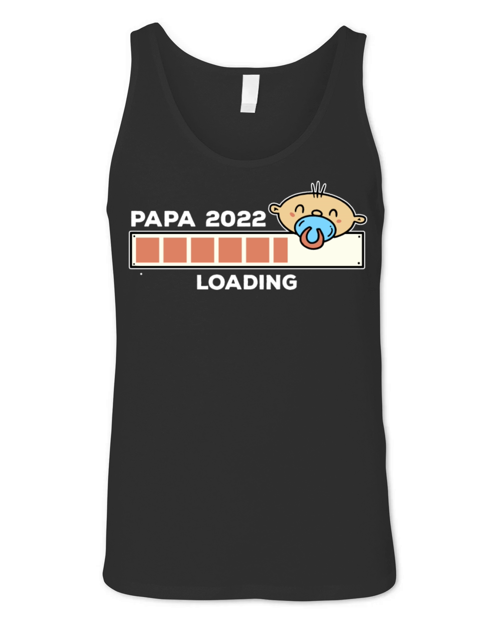 Expectant Parent Gift - Papa Dad 2022 Unisex Jersey Tank