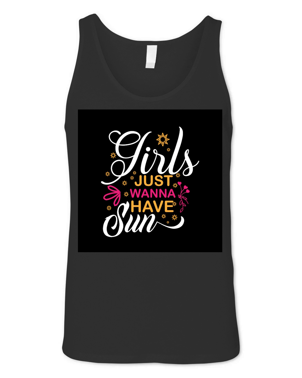 Girls just wanna have sun Unisex Jersey Tank