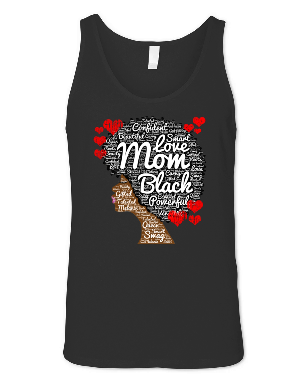 Mothers Day Black Woman Unisex Jersey Tank