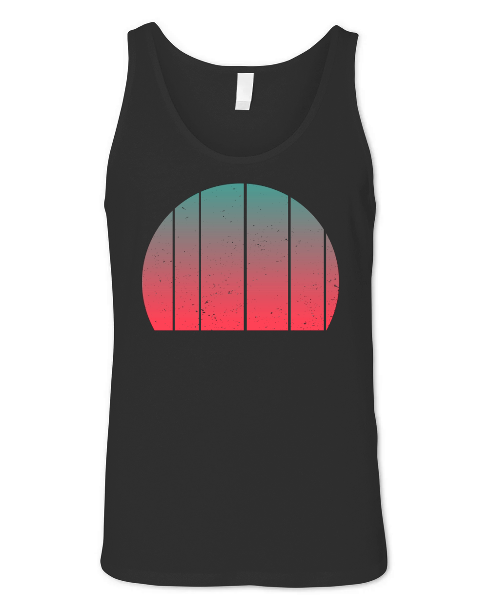 Vintage Retro Sunset (4) Unisex Jersey Tank