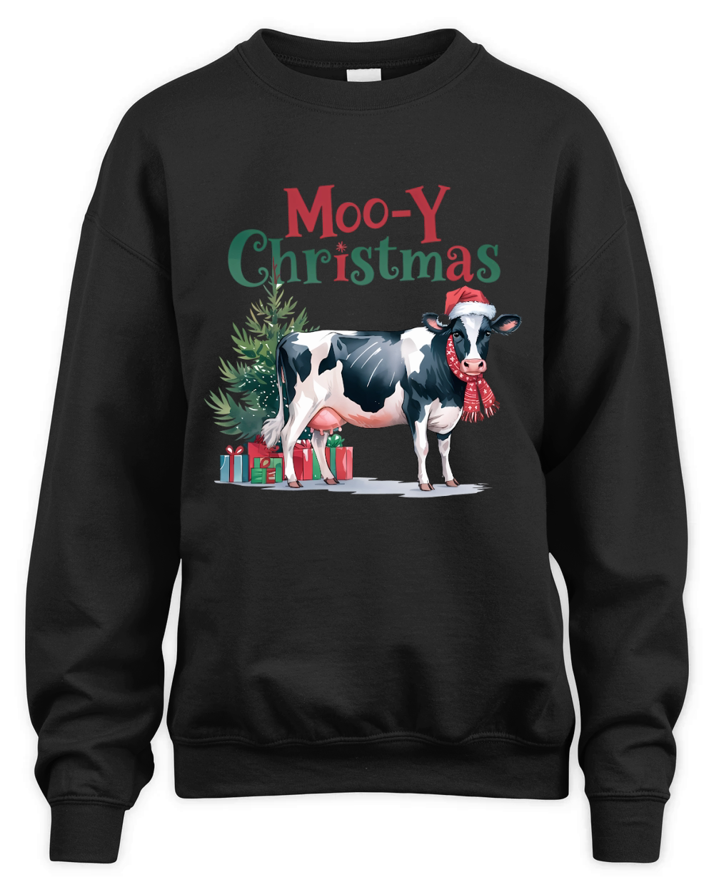 Moo Y Christmas Vintage 03 Unisex Premium Crewneck Sweatshirt
