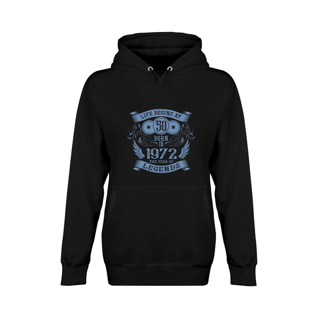 50th Birthday Gifts Vintage 1972 Birthday Unisex Premium Pullover Hoodie