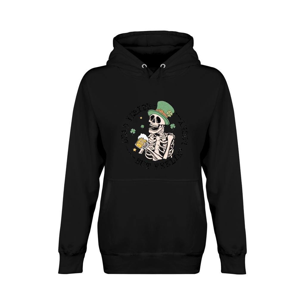 Dead inside but feelin lucky Unisex Premium Pullover Hoodie