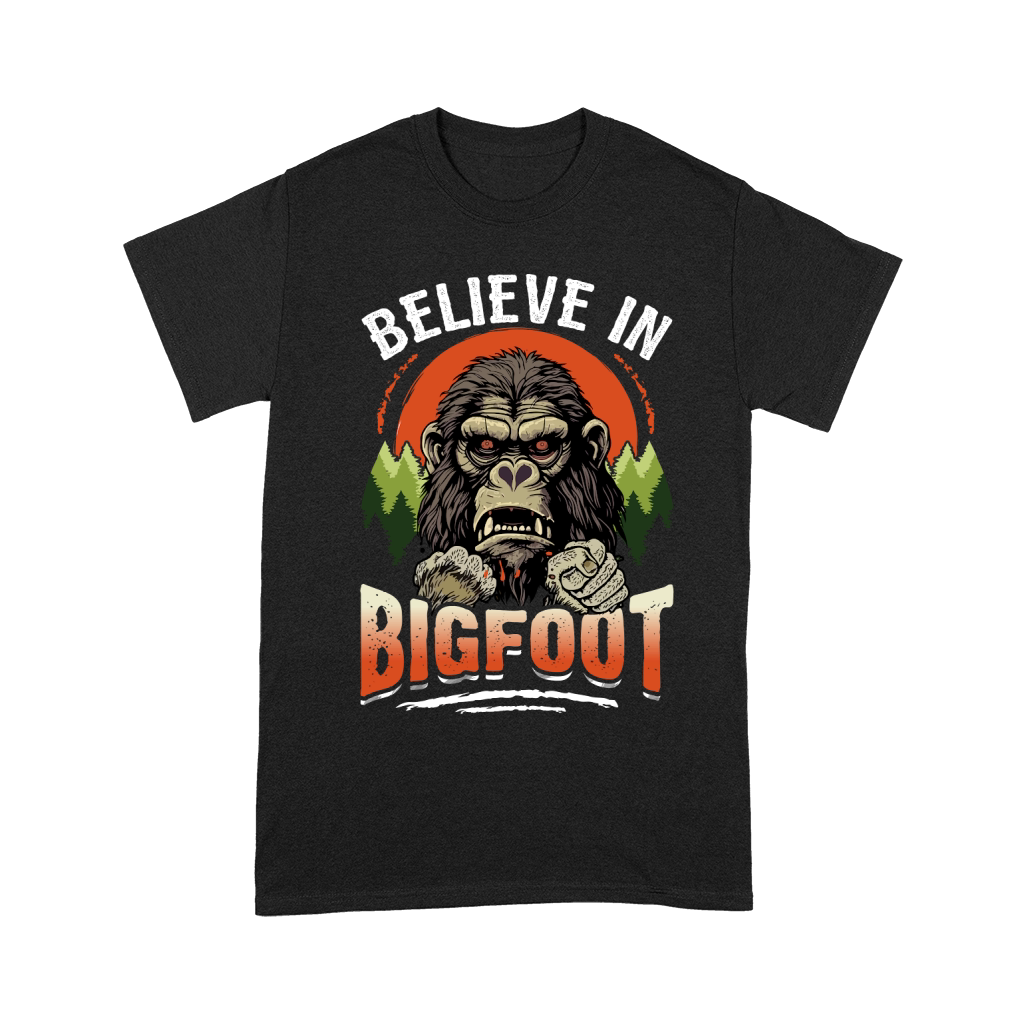 Believe in bigfoot Unisex T-Shirt
