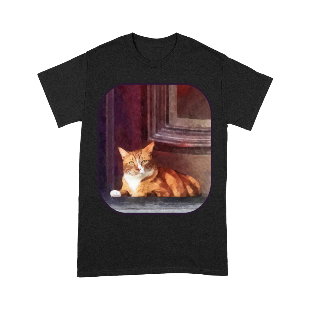 Cats - Orange Tabby in Doorway Unisex T-Shirt