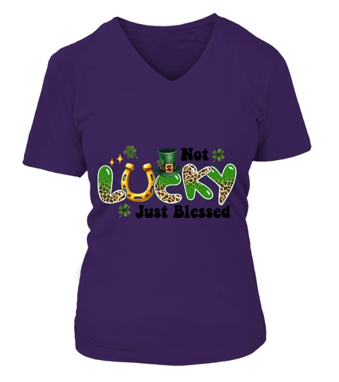 Blessed St. Patrick’s V-neck T-Shirt Woman