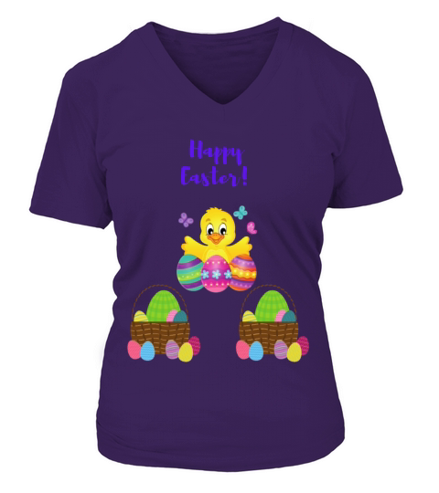 EASTER EGGS V-neck T-Shirt Woman