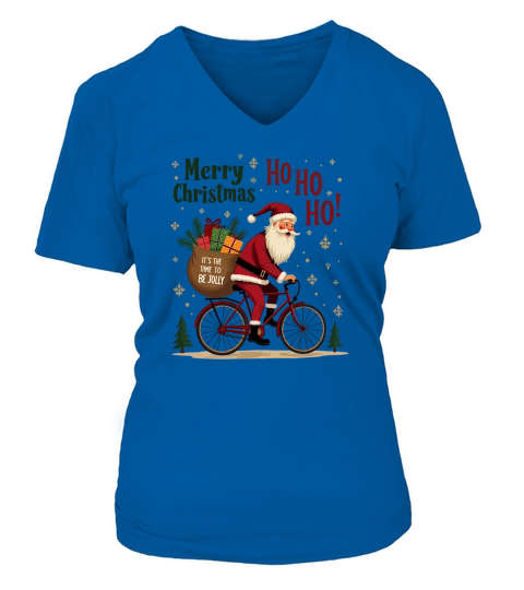 Merry christmas hohoho! its the time to be jolly V-neck T-Shirt Woman