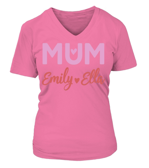 Mum emily ella V-neck T-Shirt Woman