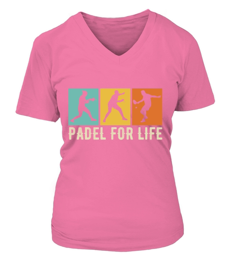 Padel For Life V-neck T-Shirt Woman