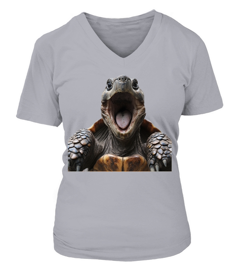 Three Tortoise 03 V-neck T-Shirt Woman