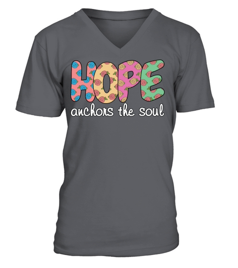 Christian Hope Anchors the Soul V-Neck T-shirt